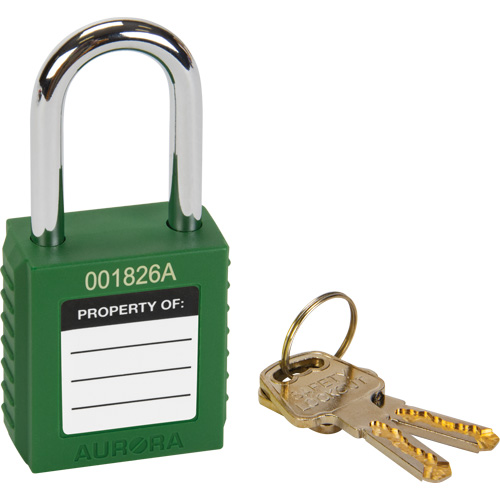 Lock for Lockouts, Safety Padlock, Keyed Different, Thermoplastic, 1-1/2" Width Distribution Industrielle GC