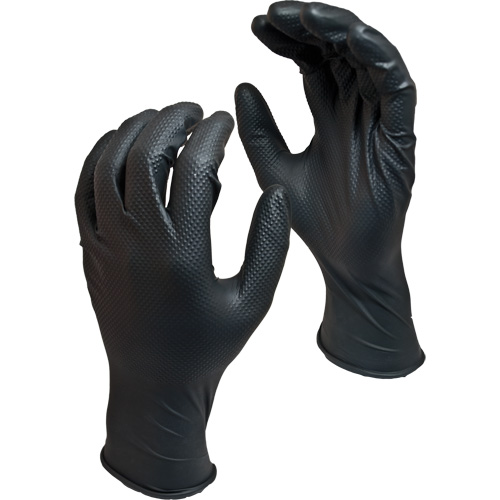 Gants jetables biod&eacute;gradables Green Monkey, Petit, Nitrile, 8 mils, Sans poudre, Noir Distribution Industrielle GC