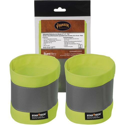 141A Brassards ajustables haute visibilit&eacute; Distribution Industrielle GC