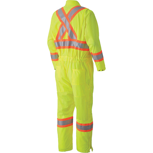 5999A Combinaison de s&eacute;curit&eacute; routi&egrave;re, T-petit, Jaune lime haute visibilit&eacute; Distribution Industrielle GC