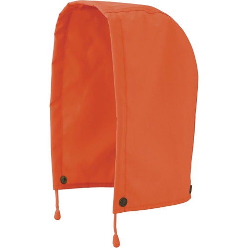 5400H Capuchon de veste de s&eacute;curit&eacute; imperm&eacute;able 300D Trilobal antid&eacute;chirure, Orange haute visibilit&eacute;, Polyester Distribution Industrielle GC