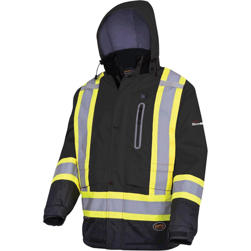 5409 Waterproof Heated Insulated Jacket, Men's, Small, Black Distribution Industrielle GC