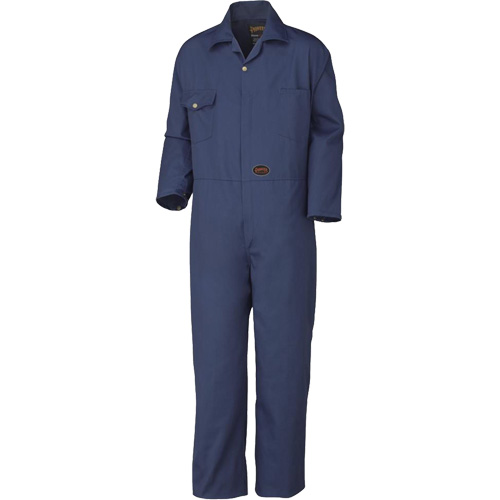 515 Combinaisons avec fermeture &agrave; glissi&egrave;re en laiton, Hommes, Bleu marin, Taille 36 Distribution Industrielle GC