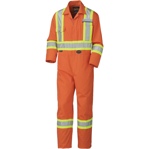 5513T Combinaison pour lavage industriel, 40 (grand taille), Orange haute visibilit&eacute; Distribution Industrielle GC