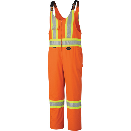 6617Z Combinaisons de s&eacute;curit&eacute; avec fermetures &agrave; glissi&egrave;re aux jambes, Poly-coton, 36, Orange haute visibilit&eacute; Distribution Industrielle GC