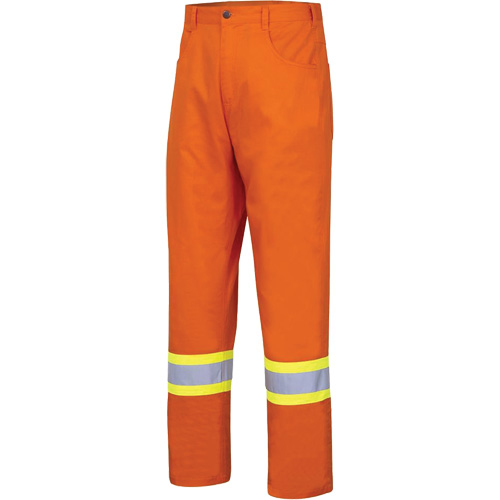4461 Pantalon de s&eacute;curit&eacute; ultrafrais, Coton, 32, Orange haute visibilit&eacute; Distribution Industrielle GC