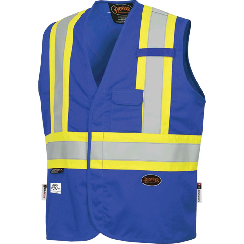 7730 Veste r&eacute;sistante aux arcs &eacute;lectriques FR-Tech, Petit, Bleu royal, 10 cal/cm² Distribution Industrielle GC