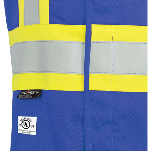 7730 Veste r&eacute;sistante aux arcs &eacute;lectriques FR-Tech, Petit, Bleu royal, 10 cal/cm² Distribution Industrielle GC