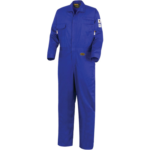 7779 Combinaison ignifuge r&eacute;sistant aux arcs &eacute;lectriques FR-Tech 88/12, Taille 48, Bleu royal Distribution Industrielle GC