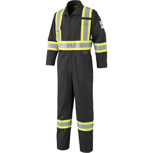 7702BKT Combinaison FR-Tech contre les arcs, Taille 40 (grand taille), Noir, 10 cal/cm² Distribution Industrielle GC