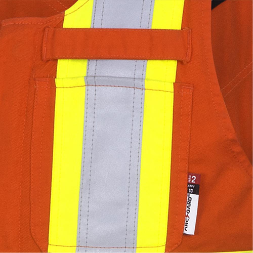 7712 FR-Tech&reg; Flame-Resistant Overalls, Small, High Visibility Orange Distribution Industrielle GC