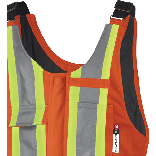 5534A Flame-Resistant Quilted Safety Overalls, Small, Orange Distribution Industrielle GC