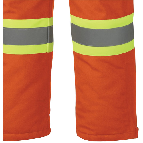 5534A Flame-Resistant Quilted Safety Overalls, Small, Orange Distribution Industrielle GC