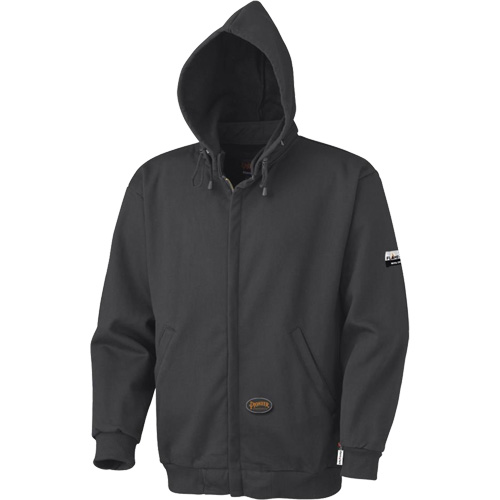 337 Capuche &agrave; fermeture &eacute;clair ignifug&eacute;e, Hommes, T-petit, Noir, 22 cal/cm² Distribution Industrielle GC