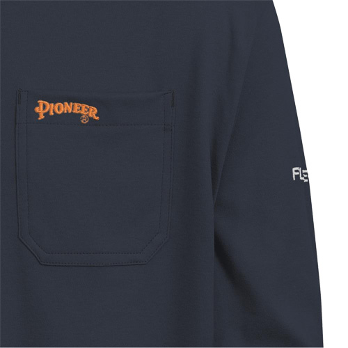 339SFA Flame-Resistant Long-Sleeved Safety Shirt, Small, High Visibility Orange Distribution Industrielle GC