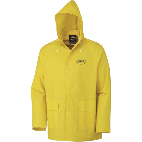577J Veste imperm&eacute;able, Polyester/PVC, Petit, Jaune Distribution Industrielle GC
