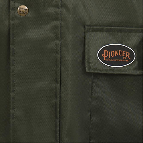 D8120J Manteau &agrave; capuchon ind&eacute;chirable Nailhead pour planteur d'arbres, Polyester/PVC, T-petit, Vert Distribution Industrielle GC