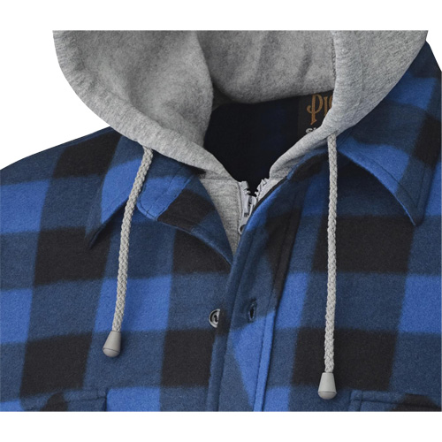 415SS Quilted Hooded Shirt, Men's, Small, Multi-Colour Distribution Industrielle GC