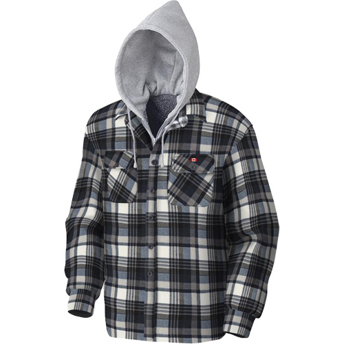415BG Chemise &agrave; capuche matelass&eacute;e, Hommes, T-petit, Multicolore Distribution Industrielle GC
