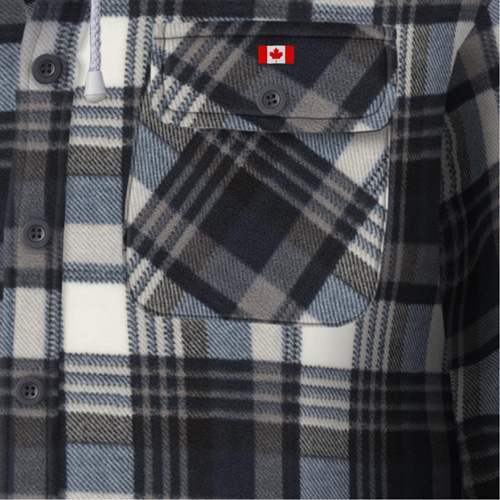 415BG Chemise &agrave; capuche matelass&eacute;e, Hommes, T-petit, Multicolore Distribution Industrielle GC