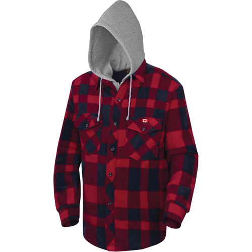 415RB Quilted Hooded Shirt, Men's, Small, Multi-Colour Distribution Industrielle GC