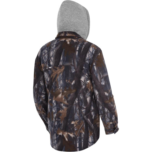 415CM Quilted Hooded Shirt, Men's, X-Small, Multi-Colour Distribution Industrielle GC