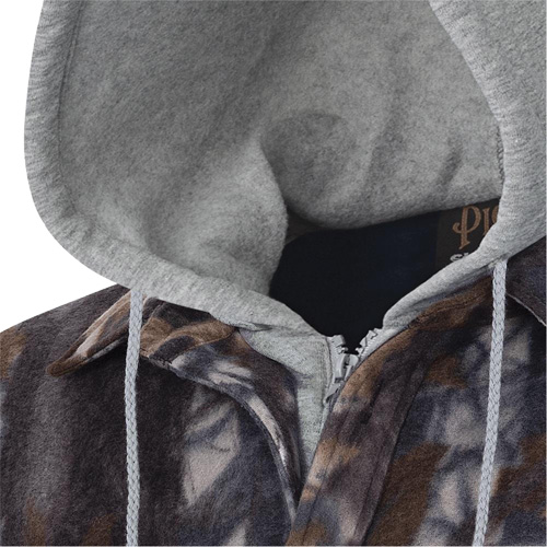 415CM Quilted Hooded Shirt, Men's, X-Small, Multi-Colour Distribution Industrielle GC