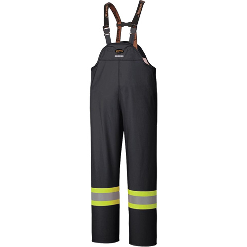 5895BK Salopettes extensibles imperm&eacute;ables et ignifuges, T-petit, Noir Distribution Industrielle GC