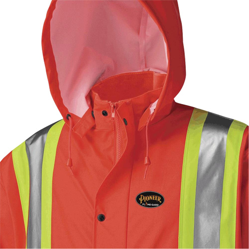5896 Manteau long imperm&eacute;able et ignifuge, Petit, Orange haute visibilit&eacute; Distribution Industrielle GC