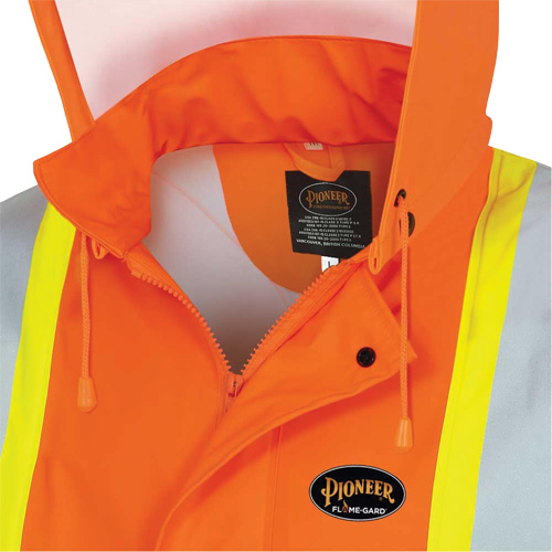 5892PKT High-Visibility FR Waterproof Safety Jacket, X-Small, High Visibility Orange Distribution Industrielle GC
