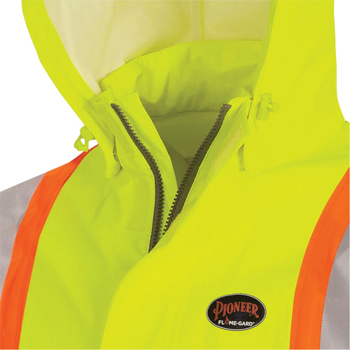 5881 Manteau de pluie ignifuge et protection contre les &eacute;clats d'arc &eacute;lectrique, T-petit, Jaune haute visibilit&eacute;, 10 cal/cm² Distribution Industrielle GC