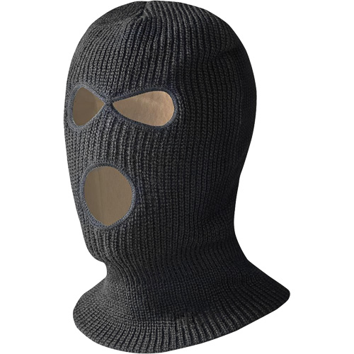 5560A Cagoule doubl&eacute;e &agrave; trois trous, Noir Distribution Industrielle GC