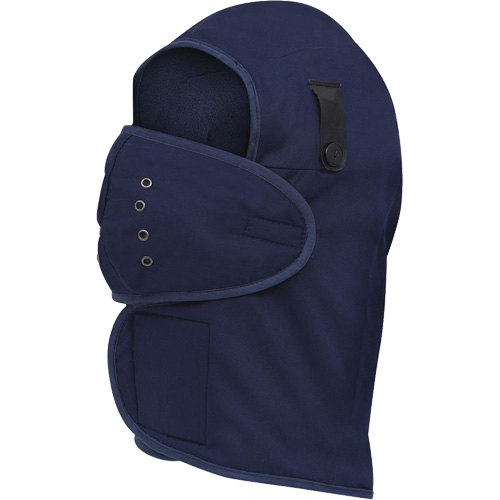 565N Doublure de casque de protection &agrave; col long, Doublure en Molleton, Taille unique, Bleu marin Distribution Industrielle GC