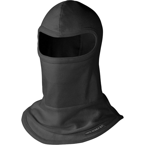C214BK Cagoule &agrave; un trou en tricot moyen, Noir, Nomex Distribution Industrielle GC
