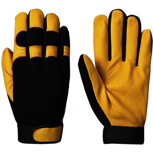 890 Gants ergonomiques de m&eacute;canicien, Paume Cuir fleur de ch&egrave;vre, Taille Petit Distribution Industrielle GC
