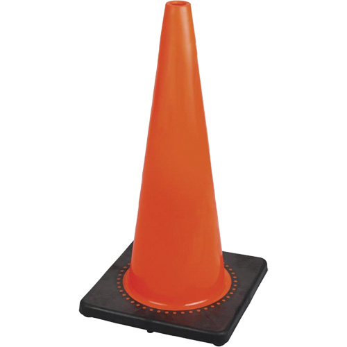 183P C&ocirc;ne de s&eacute;curit&eacute; flexible de premi&egrave;re qualit&eacute;, 28", Orange Distribution Industrielle GC