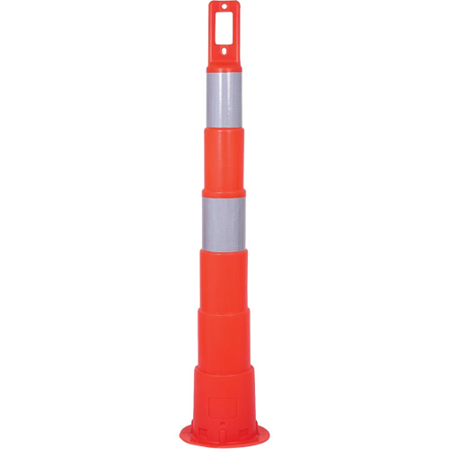 2319 Poteau d&eacute;lin&eacute;ateur empilable, Orange Distribution Industrielle GC