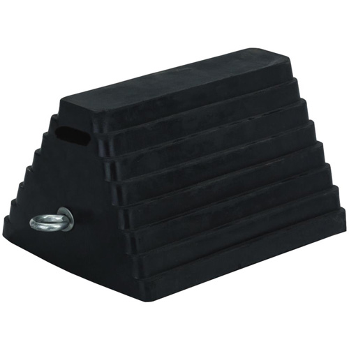 298 Double-Sided Wheel Chock, 6" x 8", Black Distribution Industrielle GC