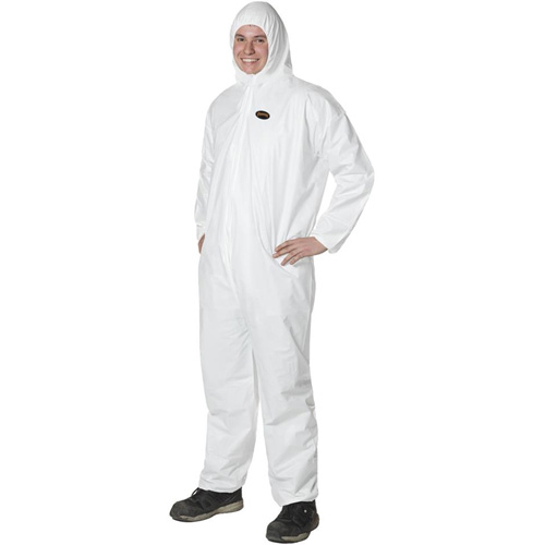 2055 Combinaison jetable, Petit, Blanc, Micropore Distribution Industrielle GC