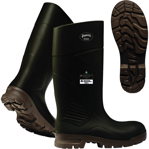 B405FUL.GR Pioneer Steel Plate Boots, Polyurethane, Steel Toe, Size 4, Puncture Resistant Sole Distribution Industrielle GC