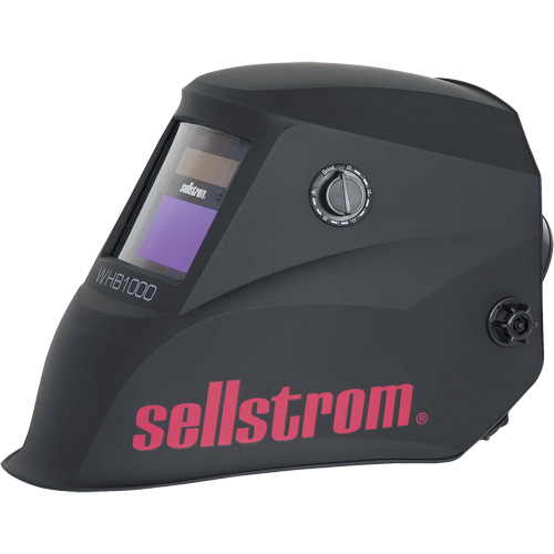 WHB1000 Advantage Series ADF Welding Helmet, 3.54" L x 1.57" W View Area, Black/Red Distribution Industrielle GC
