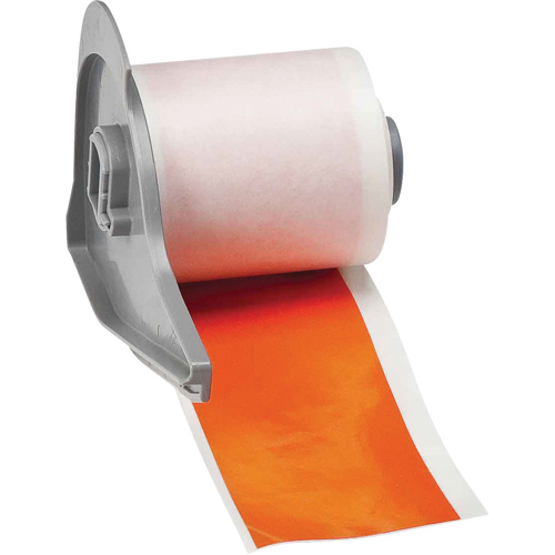 All-Weather Permanent Adhesive Label Tape, Vinyl, Orange, 2" Width Distribution Industrielle GC