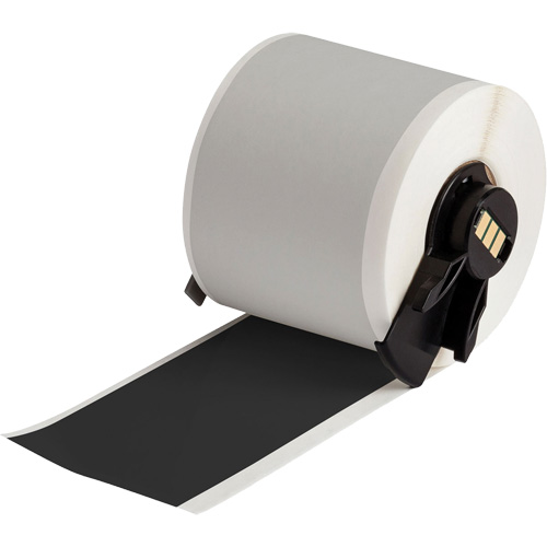 All-Weather Permanent Adhesive Label Tape, Vinyl, Black, 2" Width Distribution Industrielle GC