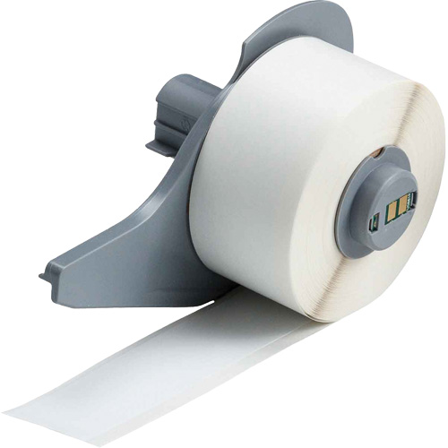 All-Weather Permanent Adhesive Label Tape, Vinyl, White, 1" Width Distribution Industrielle GC