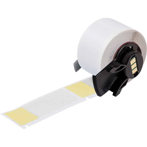 Self-Laminating Wrap-Around Wire & Cable Labels, Vinyl, 1" L x 2.5" H, White Distribution Industrielle GC