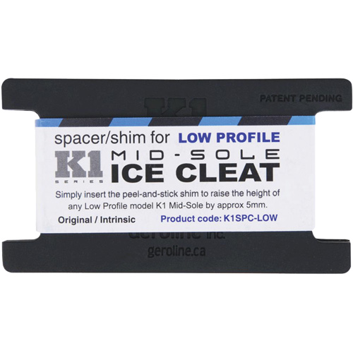 Cale mince pour crampons &agrave; glace pour la partie centrale K1 Distribution Industrielle GC