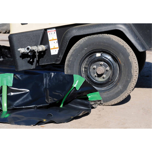 Berme Ultra-Containment Berm, Capacit&eacute; 1496 gal. US, 10' la x 20' lo x 12" h, Paroi &agrave; piquets Distribution Industrielle GC