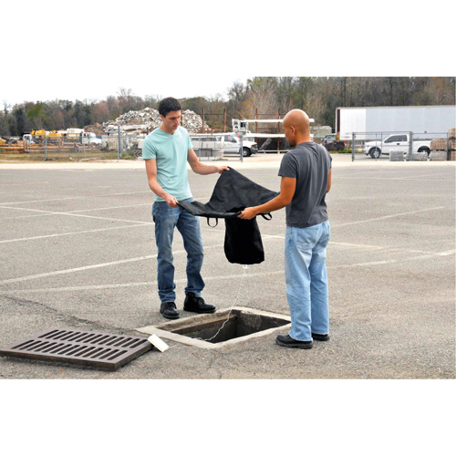 Barri&egrave;re flottante contre les Archaea Ultra-Drain Guard, Bior&eacute;m&eacute;diation/Huile & s&eacute;diments, 48" lo x 36" la Distribution Industrielle GC