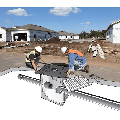 Plus Ultra-Drain Guard&reg; Catch Basin Insert, Oil & Sediment, 48" L x 36" W Distribution Industrielle GC