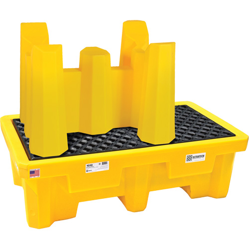 Ultra-Drum Rack 4-Drum Containment System without Drain, 53" L x 53" W x 77.8" H, 3000 US gal. Capacity Distribution Industrielle GC